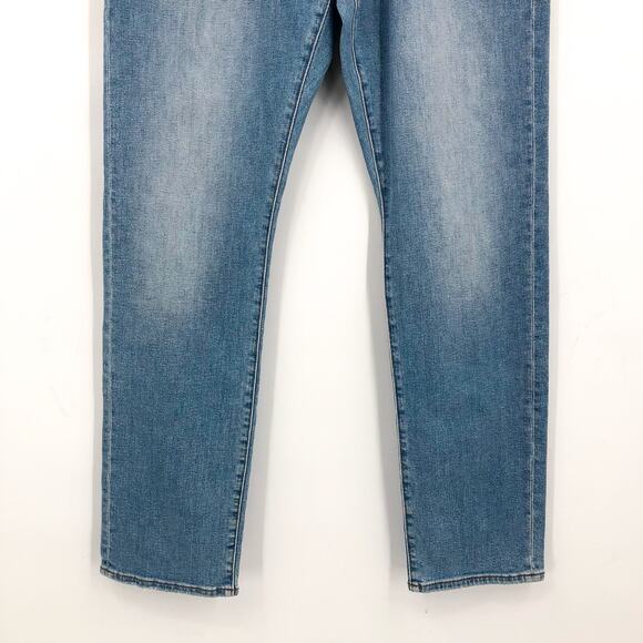 MADEWELL Men's Straight Slim Jeans 35x32 Blue Hodgson Wash Denim ND475 NWT - Picture 11 of 16